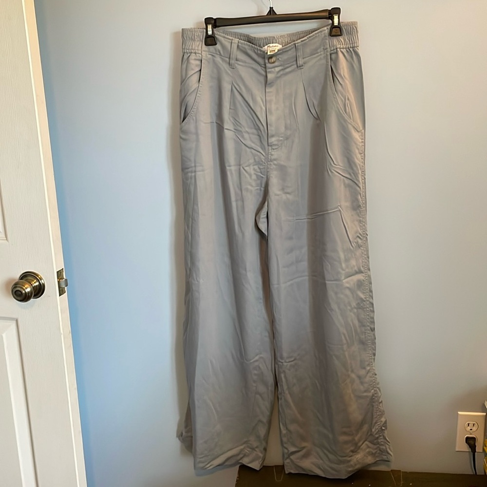Madewell Neale Straight-Leg Pant in Drapeweave